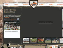 Tablet Screenshot of oaktonorioles.com